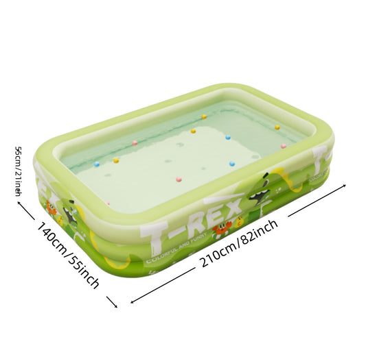 Tyrannosaurus rex printed children's inflatable swimming pool