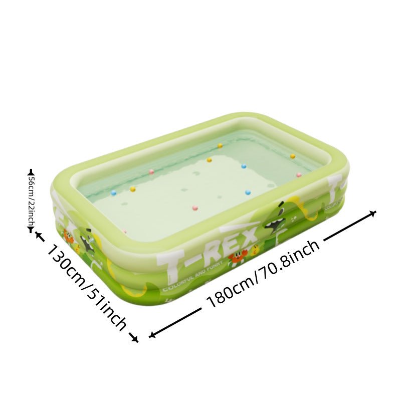 Tyrannosaurus rex printed children's inflatable swimming pool