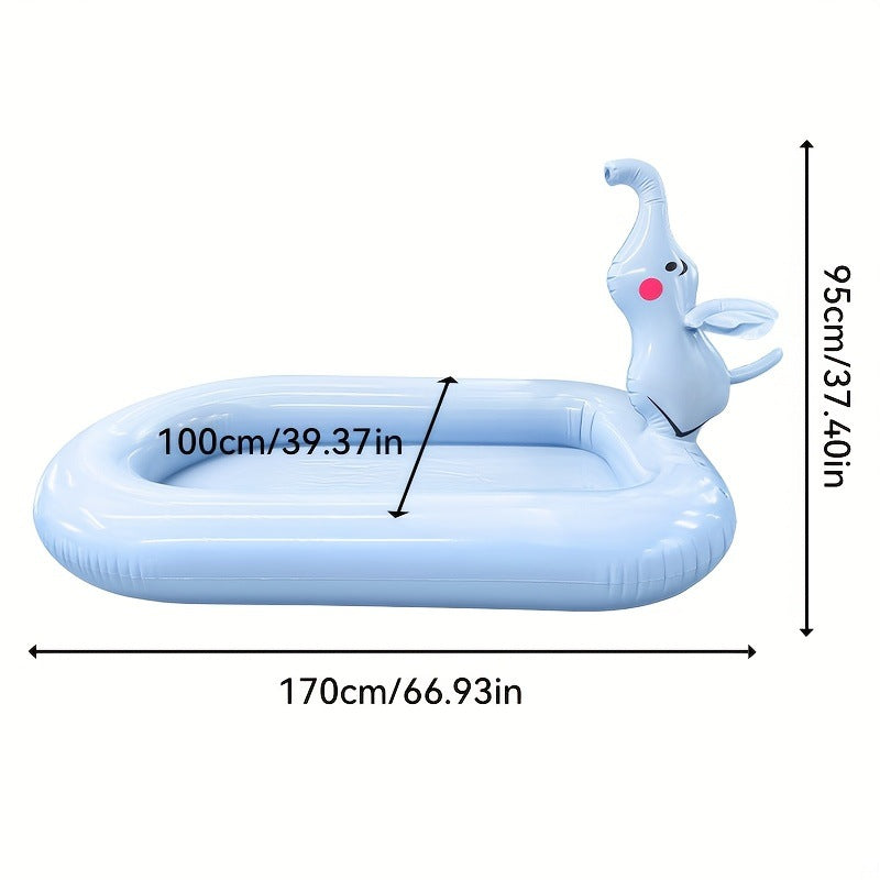 Children's inflatable fountain pool