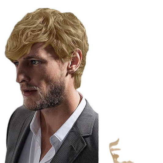 Men's High Temperature Silk Fashion Short Hair