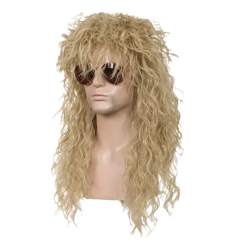 Punk Rock Men's Synthetic Wig Headset