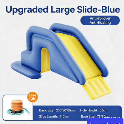 Children's home swimming pool and water slide sunshade supporting equipment