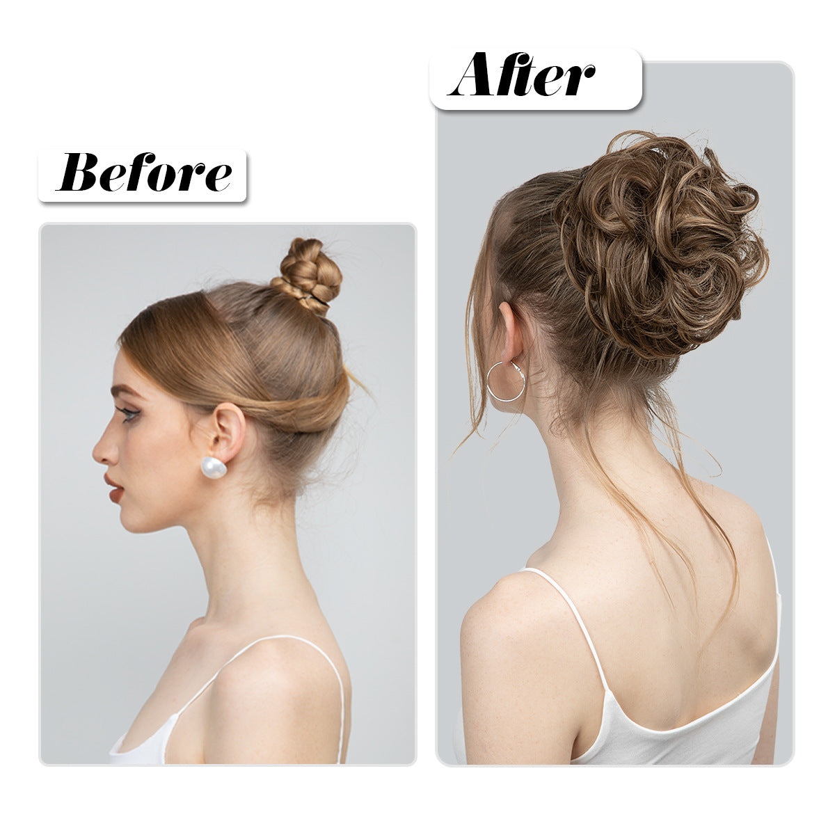 Natural Fluffy Simulated Women's Hair Accessories