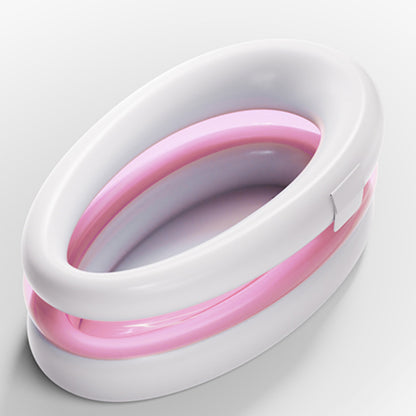 Adult specific foldable inflatable bath tub