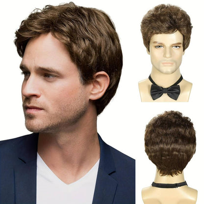 Men's High Temperature Silk Fashion Short Hair