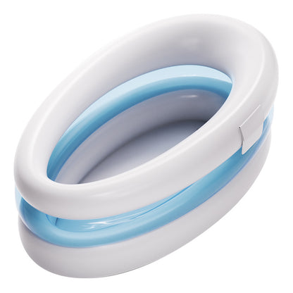 Adult specific foldable inflatable bath tub