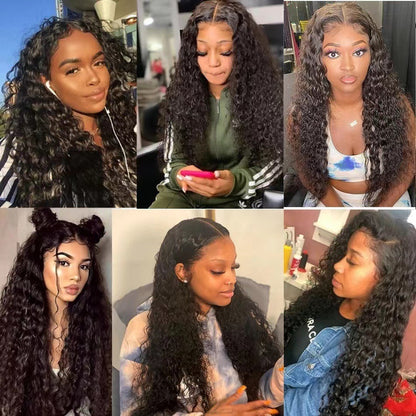 Women's wig high temperature silk full head cover  Women's mid length curly hair cover