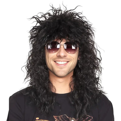 Punk Rock Men's Synthetic Wig Headset