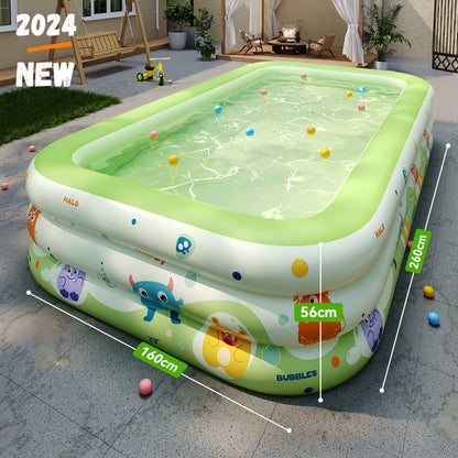 Children's home swimming pool and water slide sunshade supporting equipment