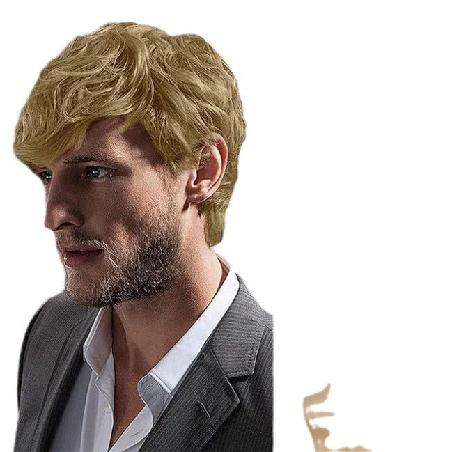 Men's High Temperature Silk Fashion Short Hair
