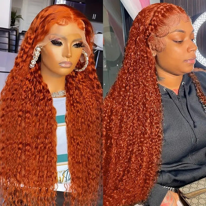 Women's wig high temperature silk full head cover  Women's mid length curly hair cover