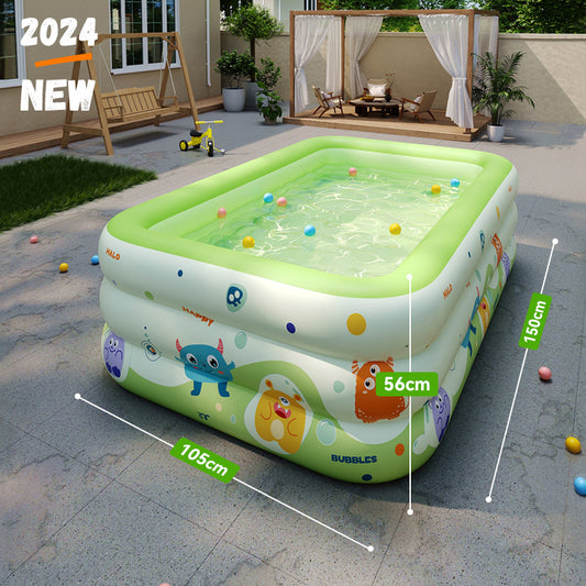 Children's home swimming pool and water slide sunshade supporting equipment