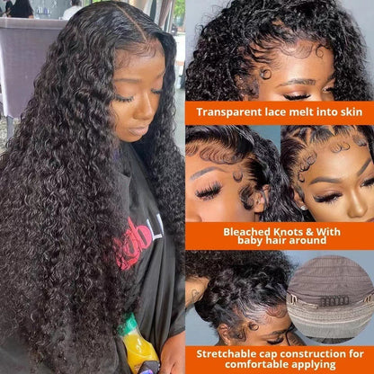 Women's wig high temperature silk full head cover  Women's mid length curly hair cover