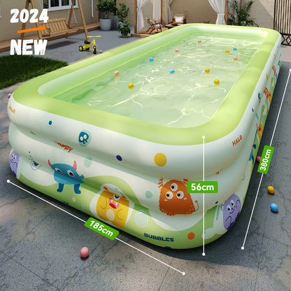 Children's home swimming pool and water slide sunshade supporting equipment